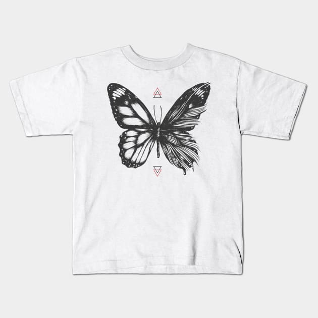 Delicate Existence Kids T-Shirt by normanduenas